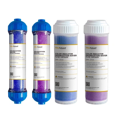 ตัวบ่งชี้สีคาร์ทริดจ์เครื่องกรองน้ำปราศจากไอออน